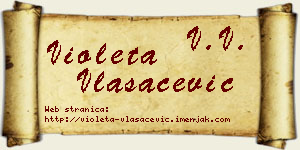 Violeta Vlasačević vizit kartica